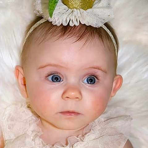 Adilynn joined the competition — help win amazing prizes! baby, cheek, child, child_model, eye, face, fashion_accessory, forehead, hair_accessory, head, headband, headgear, headpiece, iris, lip, person, photography, pink, product, skin