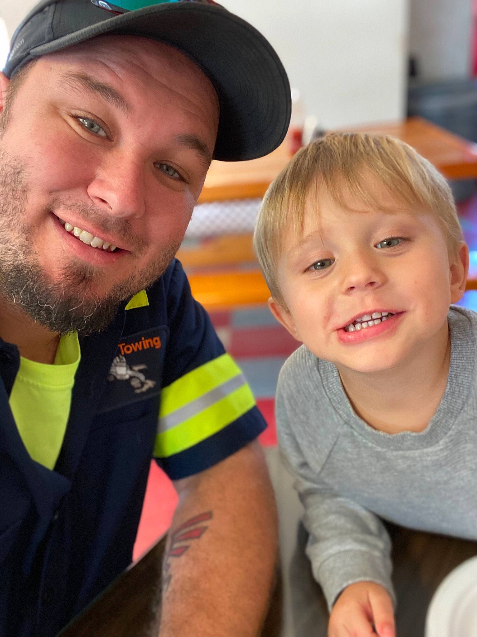 Karsen is registered to the contest to win money with this photo: baseball_cap, beard, blue, cap, chin, clothing, community, cricket_cap, facial_expression, hairstyle, happy, head, headwear, human, joy, muscle, organ, person, product, recreation