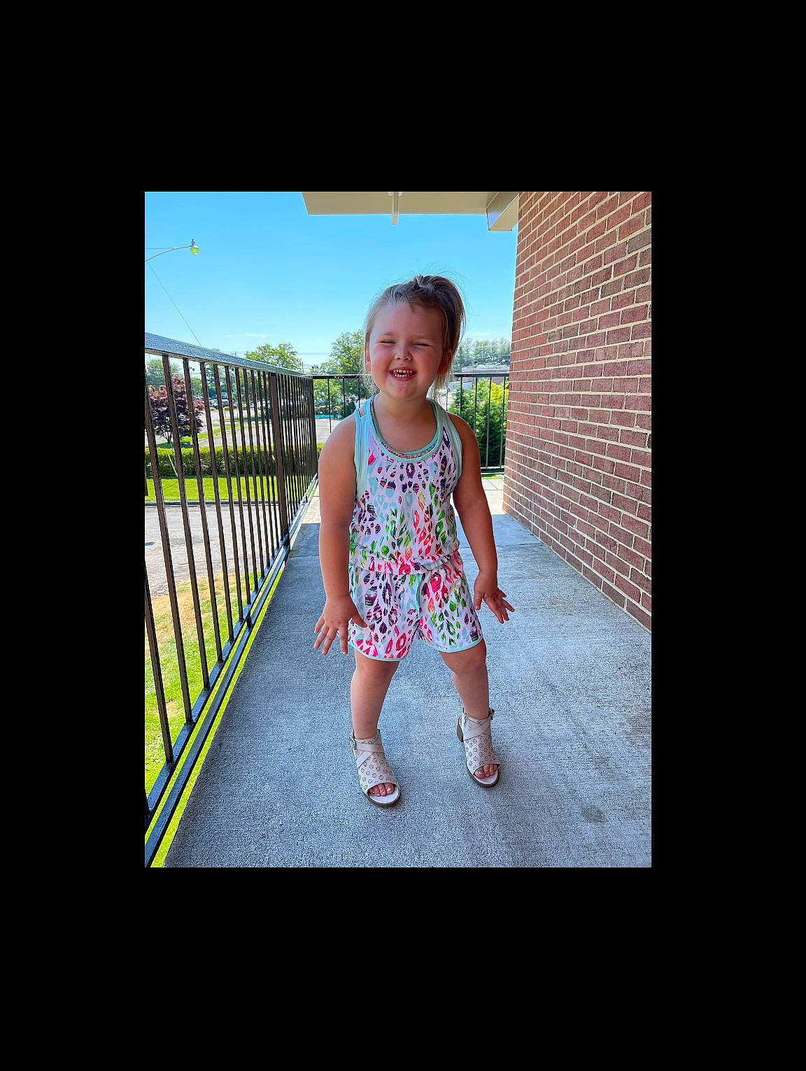 Alison joined the competition — help win amazing prizes! adaptation, baby_toddler_clothing, beauty, electric_blue, fence, flash_photography, fun, happy, joy, leisure, magenta, metal, pattern, people, person, recreation, rectangle, sky, sleeve, tints_and_shades