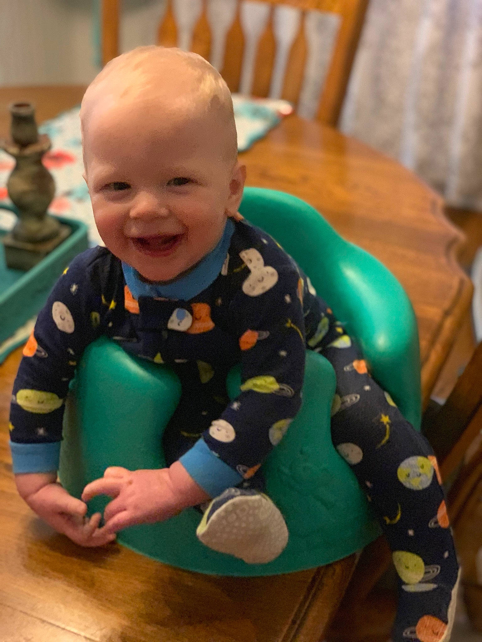 Evan joined the competition — help win amazing prizes! baby, child, joy, person, play, sitting, toddler