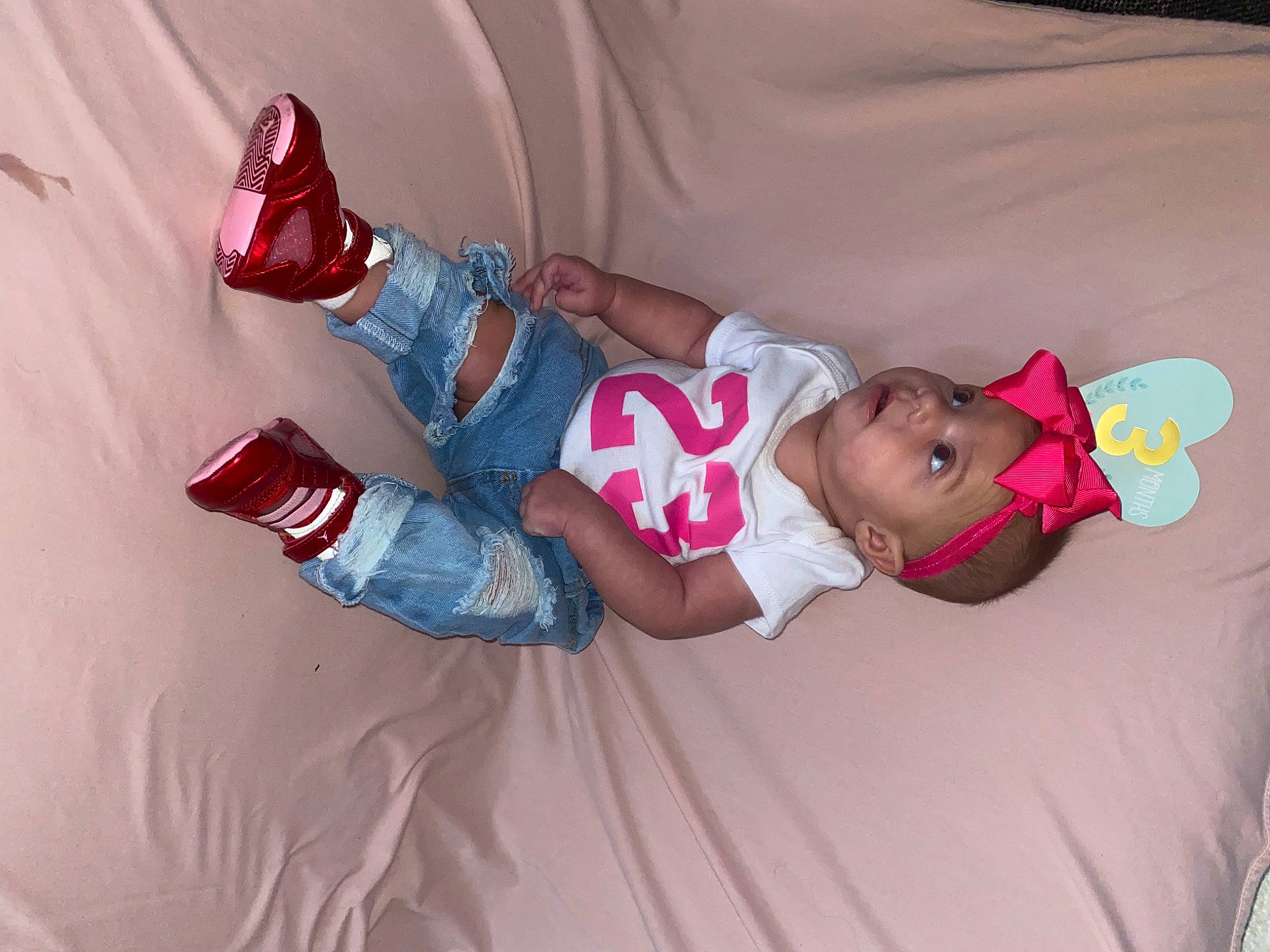 Evalynn joined the competition — help win amazing prizes! child, comfort, fun, headwear, leg, nap, person, pink, play, sleep, textile, toddler