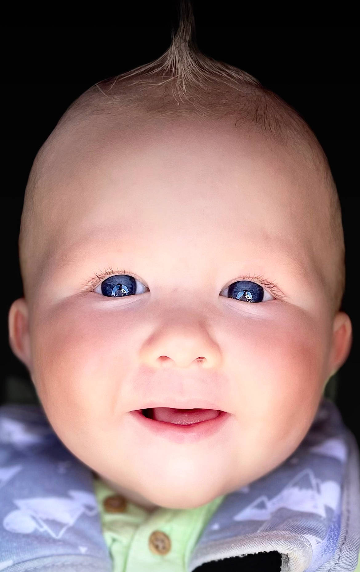 Easton is registered to the contest to win money with this photo: baby, baby_toddler_clothing, beauty, cheek, child, chin, close_up, ear, eyebrow, eyelash, face, flash_photography, happy, iris, lip, mouth, nose, person, skin, smile