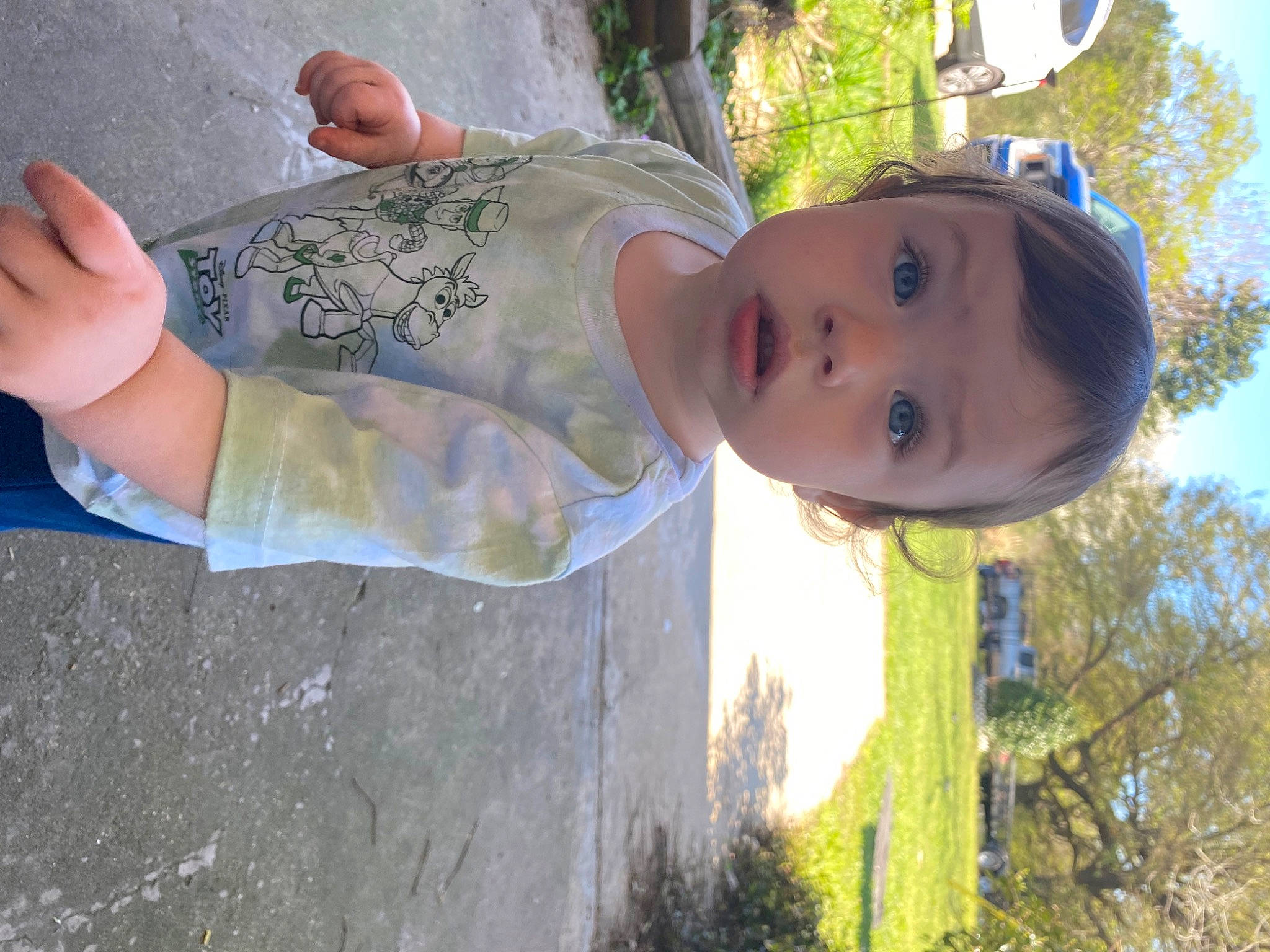 Silas joined the competition — help win amazing prizes! azure, child, fun, gesture, grass, happy, hat, human_leg, leisure, nail, people_in_nature, person, plant, sky, thumb, toddler, tree, vacation, water, window