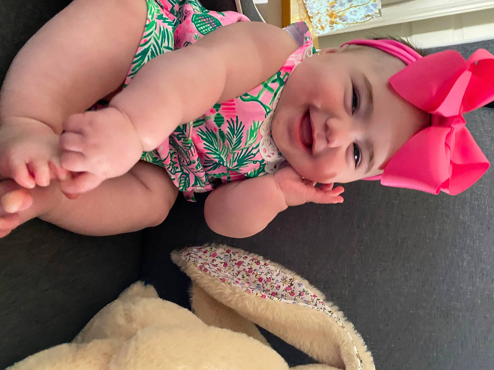 Liv joined the competition — help win amazing prizes! arm, child, eye, finger, happy, hat, headwear, human_body, joint, joy, knee, leg, lip, mouth, neck, organ, person, pink, skin, smile