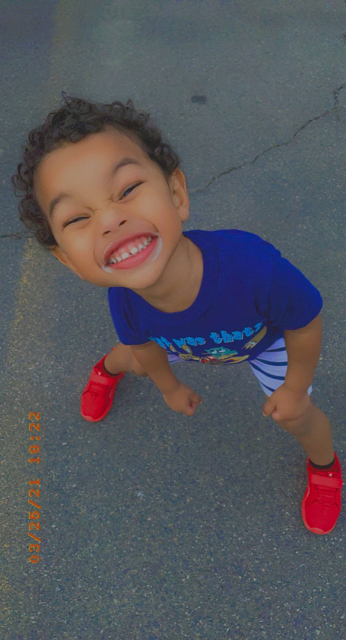 Daryl joined the competition — help win amazing prizes! arm, asphalt, baby_toddler_clothing, cheek, electric_blue, finger, flash_photography, floor, flooring, fun, grass, happy, human_body, joy, leg, leisure, mouth, nose, person, road_surface