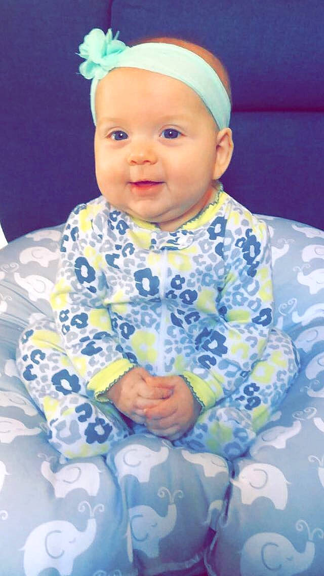 Rhiannon joined the competition — help win amazing prizes! baby, baby_toddler_clothing, child, facial_expression, headgear, person, smile, toddler