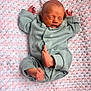 Vienna Bobby Les joined the competition — help win amazing prizes! newborn, baby, sleeping, infant, onesie, blanket, pink, white, soft_texture, cozy, peaceful, cute, small_feet, hands, portrait, indoors, child, resting, toddler, human