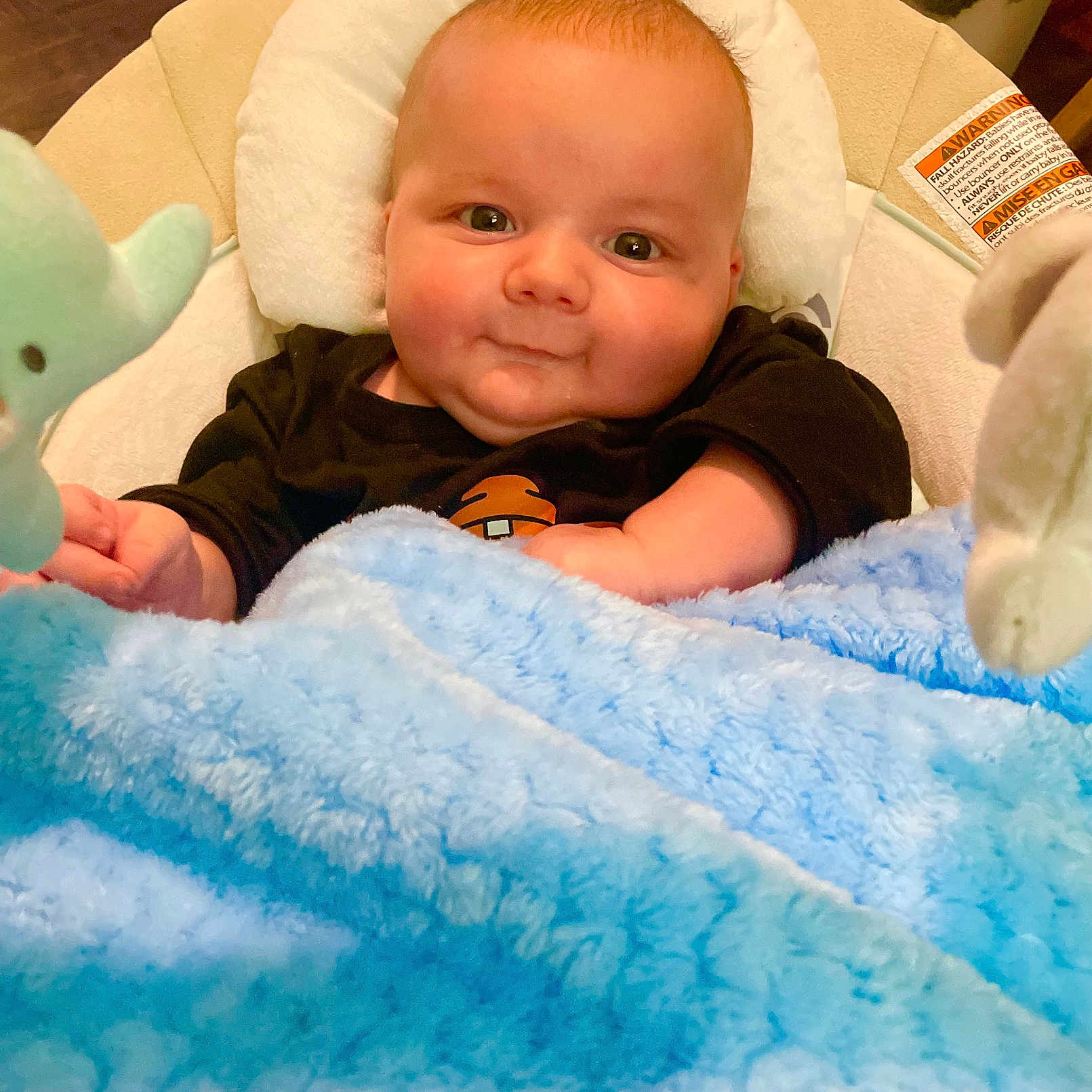 Asher joined the competition — help win amazing prizes! baby, bed, blanket, clothing, crib, cushion, face, furniture, happy, hat, head, homedecor, infantbed, newborn, person, photography, portrait, quilt, smile, toy