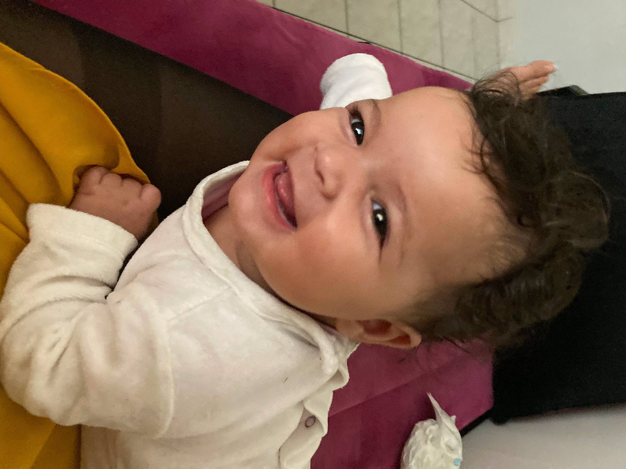 Inaya a rejoint le concours — aidez-le/la à gagner de superbes lots ! baby, cheek, child, ear, face, head, joy, lip, mouth, neck, nose, person, skin, toddler