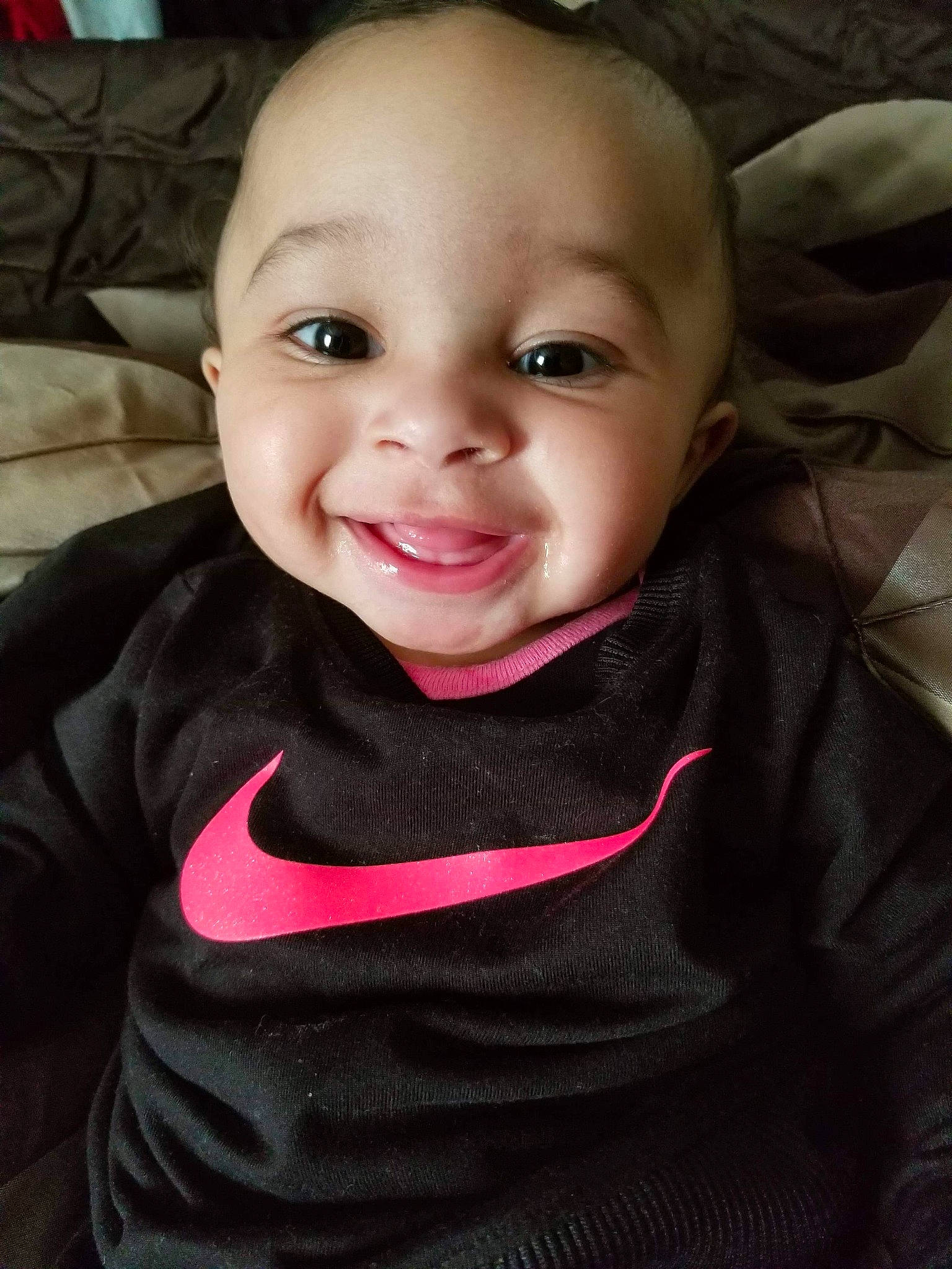 Kali joined the competition — help win amazing prizes! baby, beauty, cheek, child, chin, eye, eyebrow, face, facial_expression, forehead, fun, head, joy, lip, mouth, nose, organ, person, pink, skin