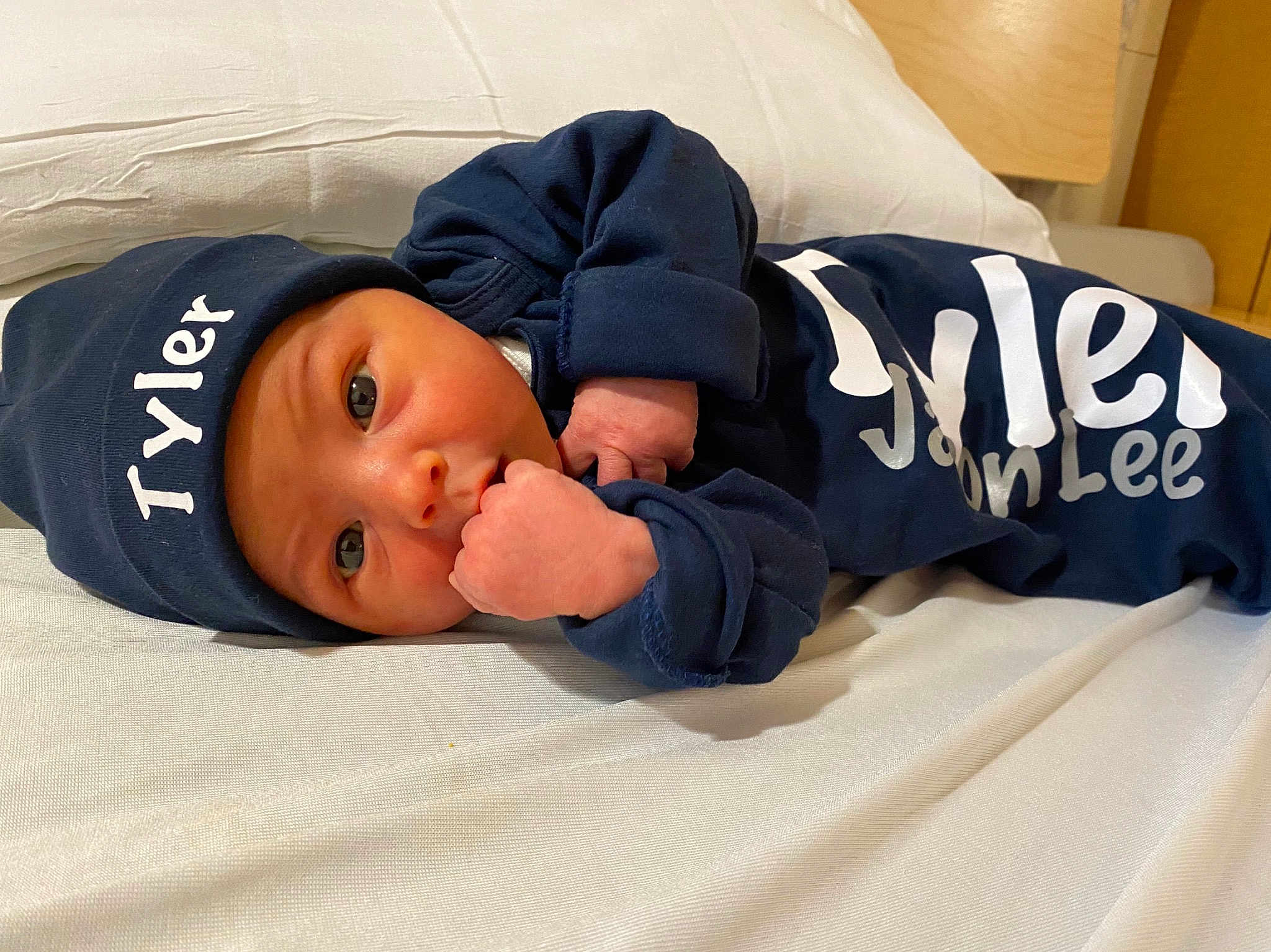 Tyler Jason Lee joined the competition — help win amazing prizes! baby, child, headgear, nap, sleep, toddler