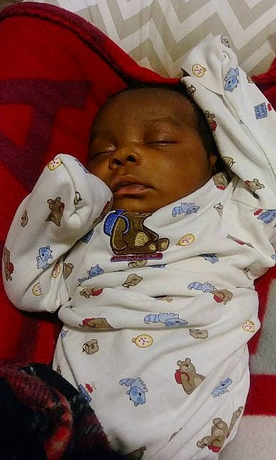 Jermaine is registered to the contest to win money with this photo: baby_products, child, infant, person, product, smile, toddler