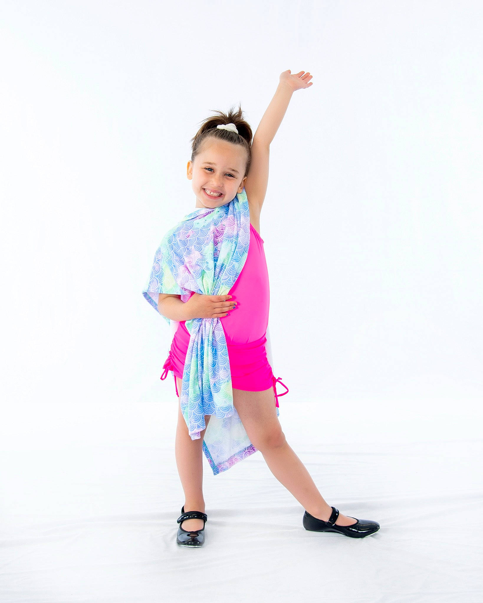 Jocelyn joined the competition — help win amazing prizes! baby_toddler_clothing, dance, electric_blue, entertainment, event, fashion_design, gesture, happy, human_body, human_leg, joy, knee, magenta, performing_arts, person, sandal, shoe, sleeve, smile, sportswear