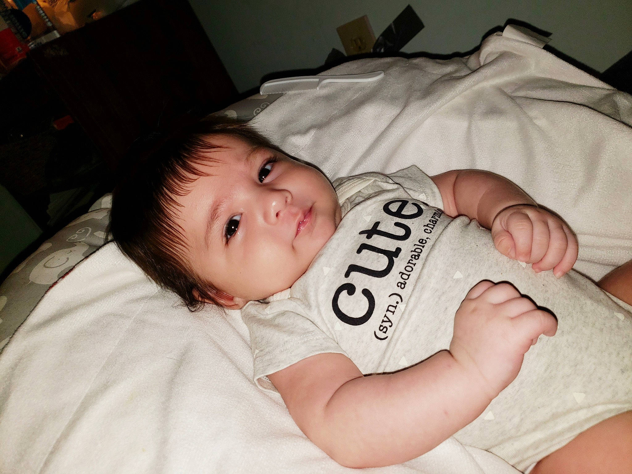 Jaxon joined the competition — help win amazing prizes! baby, baby_sleeping, baby_toddler_clothing, bedtime, birth, cheek, child, nap, nose, person, product, skin, sleep, t_shirt, toddler