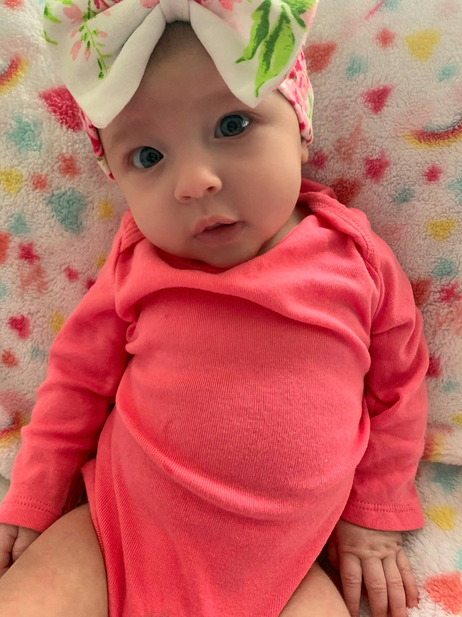 Meilani joined the competition — help win amazing prizes! baby, baby_products, baby_toddler_clothing, cheek, child, head, headgear, headwear, lip, person, pink, product, skin, sleeve, smile, toddler