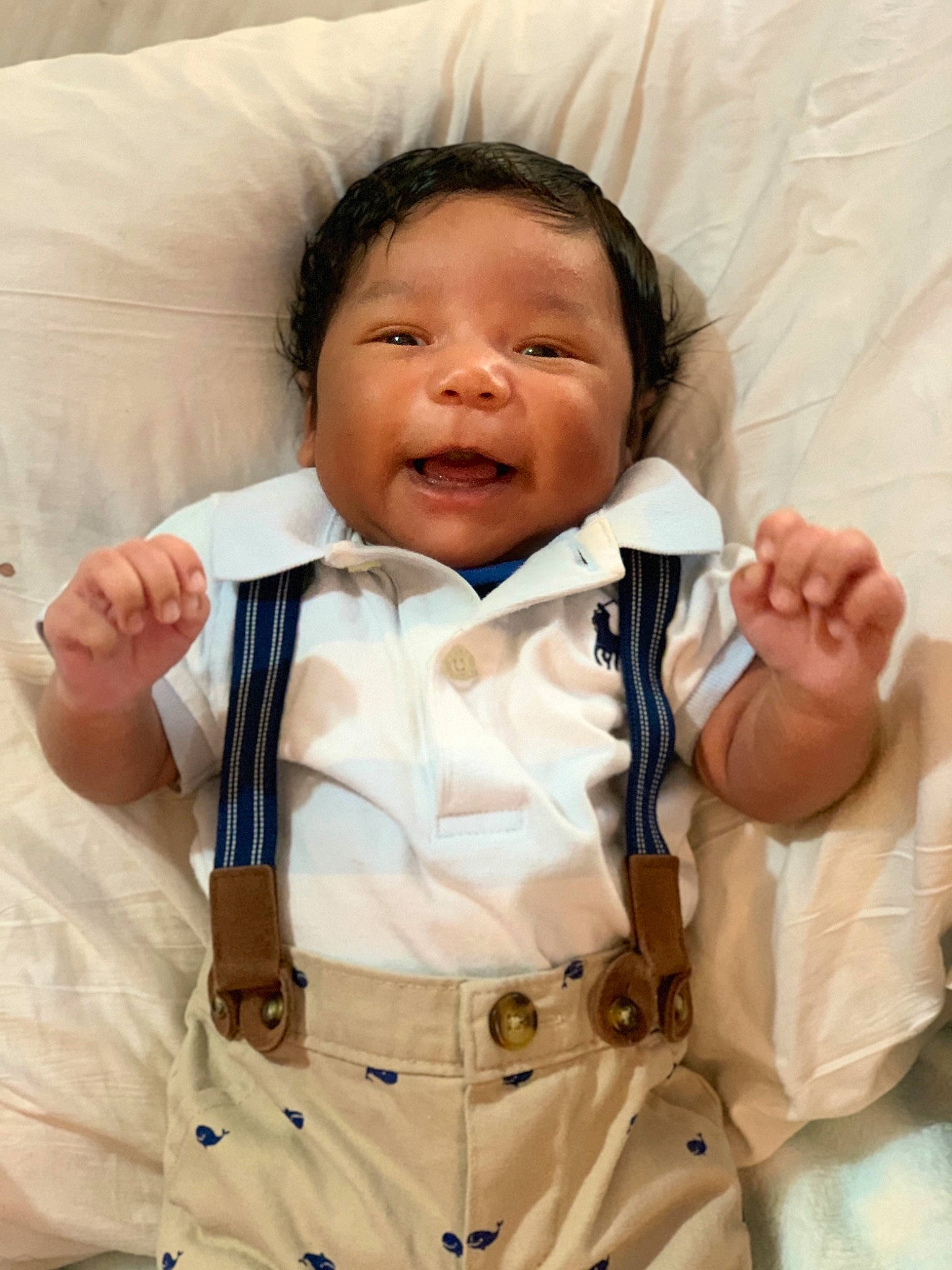 Kacey joined the competition — help win amazing prizes! baby, baby_products, baby_toddler_clothing, beige, belt, button, cheek, child, collar, comfort, linens, person, product, skin, sleeve, toddler