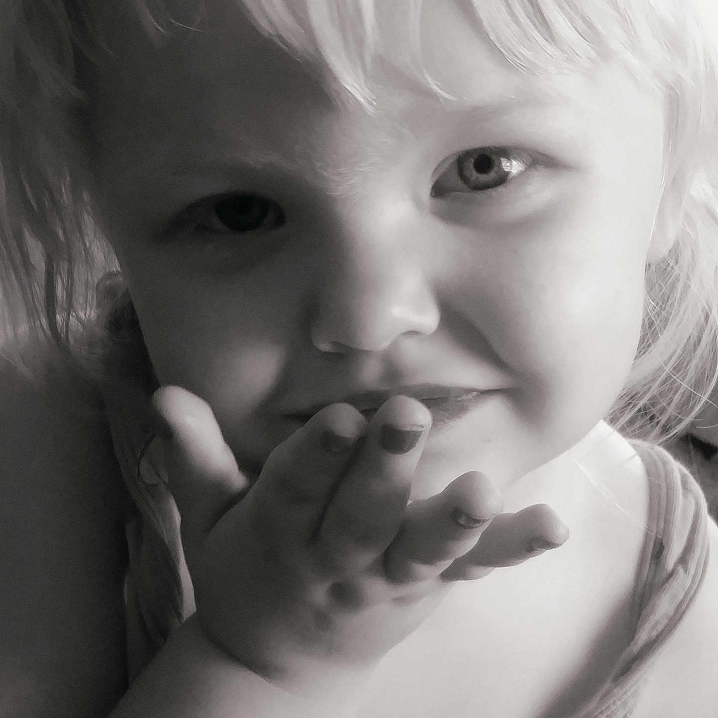 Tara joined the competition — help win amazing prizes! beauty, black_and_white, cheek, child, chin, close_up, emotion, eye, face, girl, head, human_hair_color, infant, lip, monochrome_photography, mouth, nose, person, photography, skin