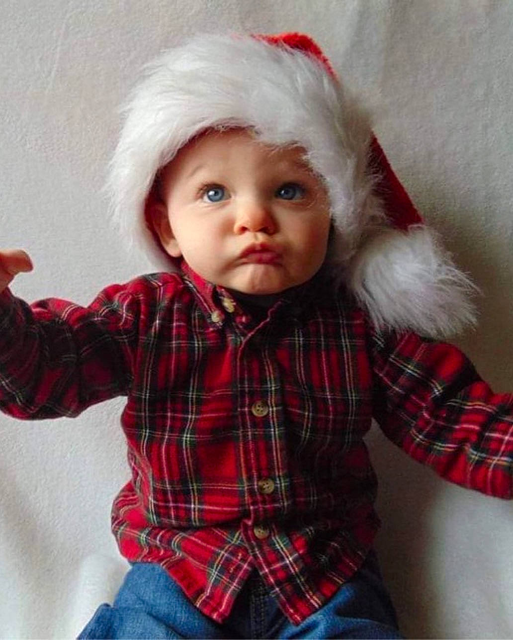 Giovanni joined the competition — help win amazing prizes! baby_toddler_clothing, cheek, child, clothing, eye, hat, head, headgear, headwear, human_body, lip, pattern, person, plaid, red, skin, sleeve, tartan, textile, toddler