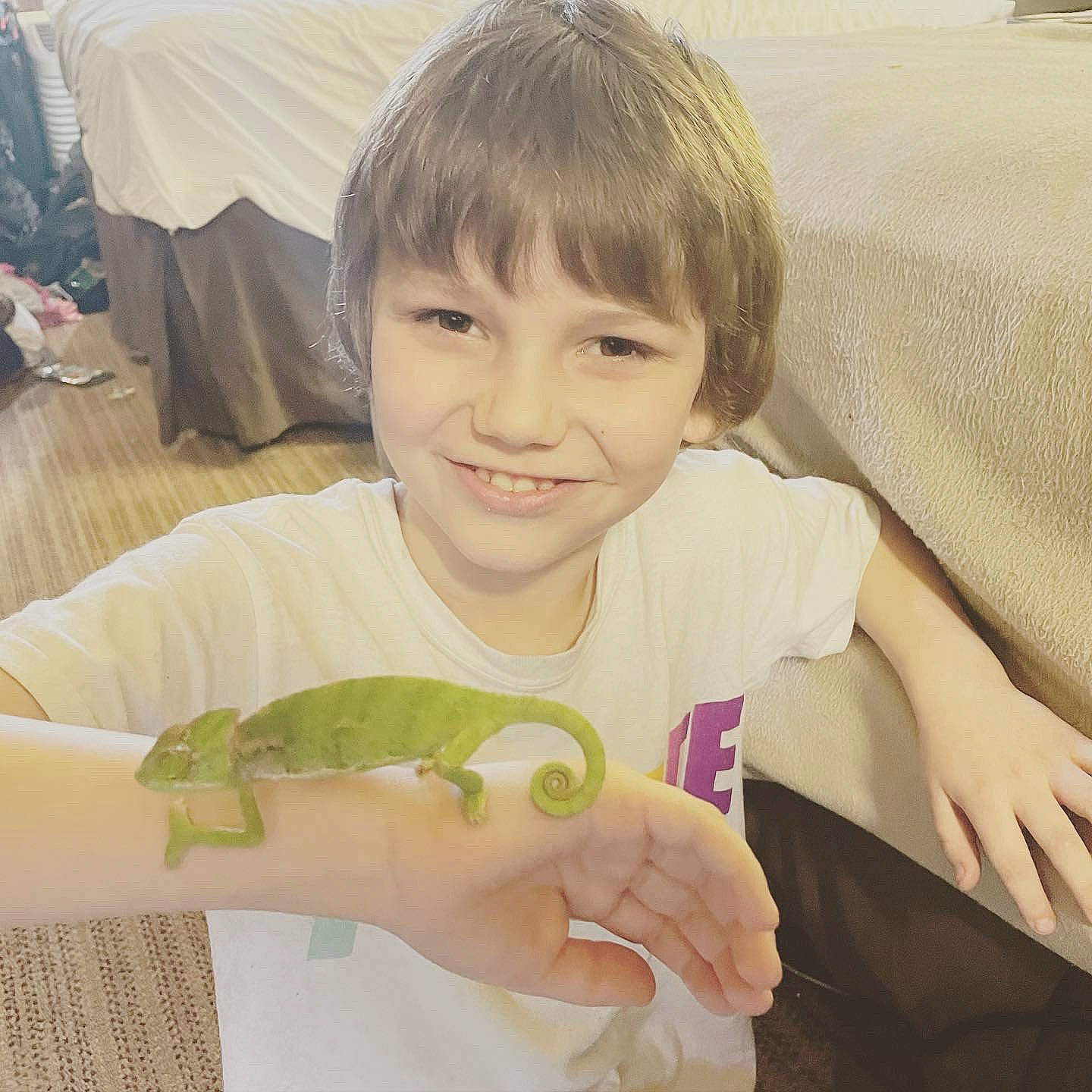 Prince joined the competition — help win amazing prizes! bangs, chair, child, comfort, comfort_food, eye, happy, insect, joy, linens, mouth, person, reptile, sharing, skin, smile, t_shirt, table, textile, thumb