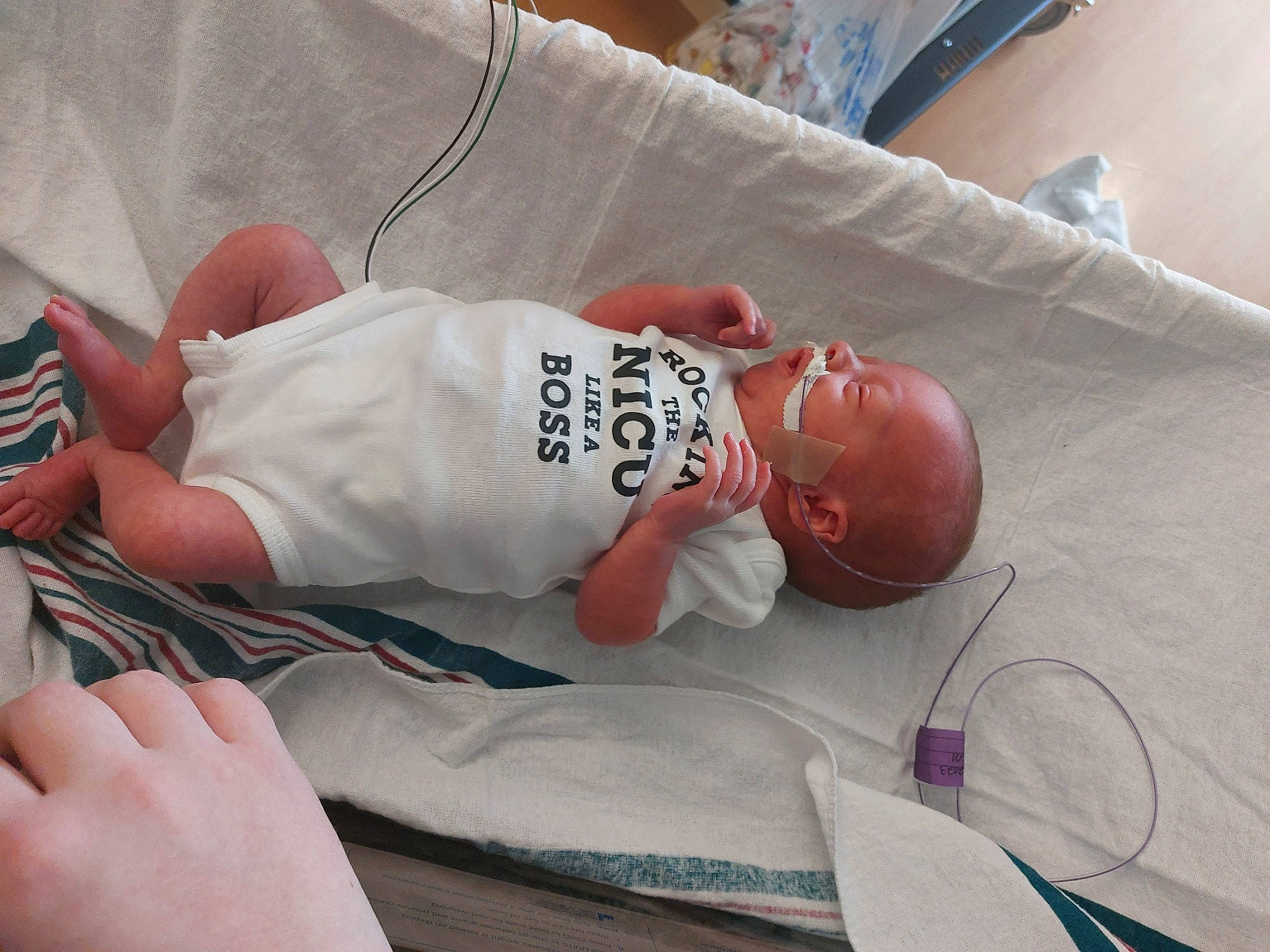 Storm joined the competition — help win amazing prizes! abdomen, art, baby, carmine, chest, child, childbirth, comfort, elbow, flesh, foot, hospital, knee, linens, nail, person, room, service, toddler