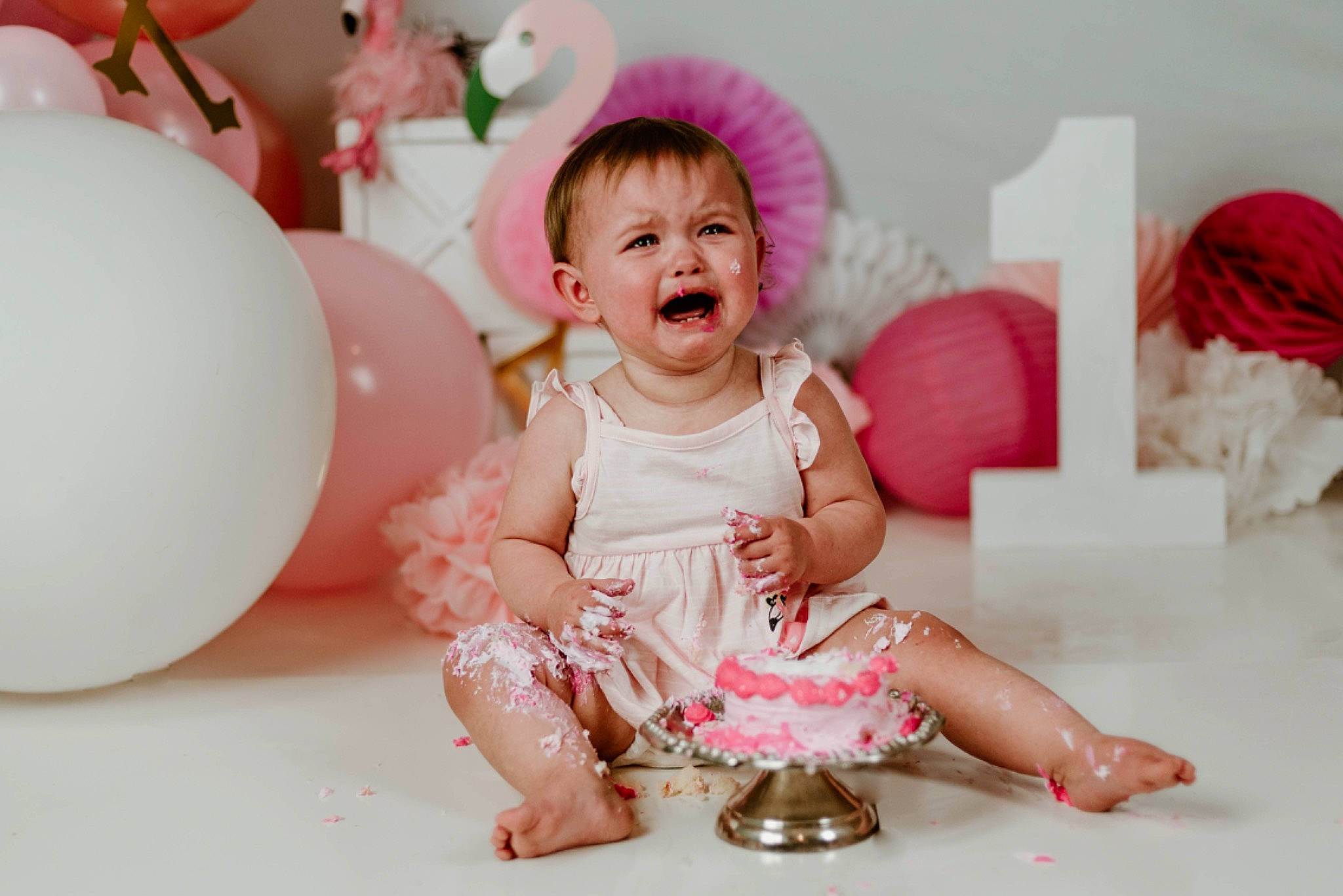Davina joined the competition — help win amazing prizes! baby, baby_toddler_clothing, child, dress, event, facial_expression, finger, flash_photography, fun, gesture, happy, magenta, people, person, pink, product, purple, skin, smile, toddler