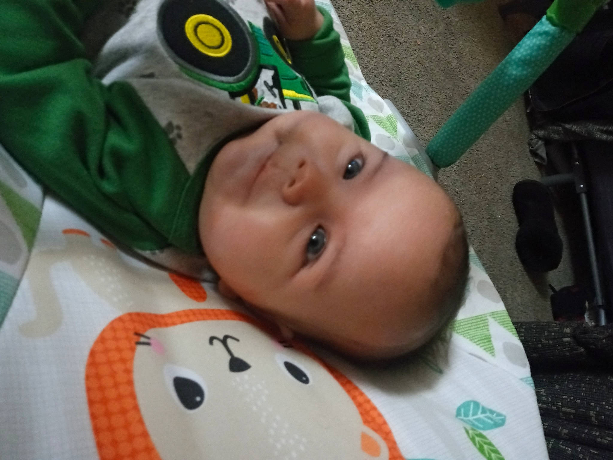 Elliot joined the competition — help win amazing prizes! baby, baby_products, baby_toddler_clothing, carmine, cheek, child, comfort_food, dice, eye, eyelash, fun, grass, hat, headgear, leisure, nose, pattern, person, personal_protective_equipment, toddler