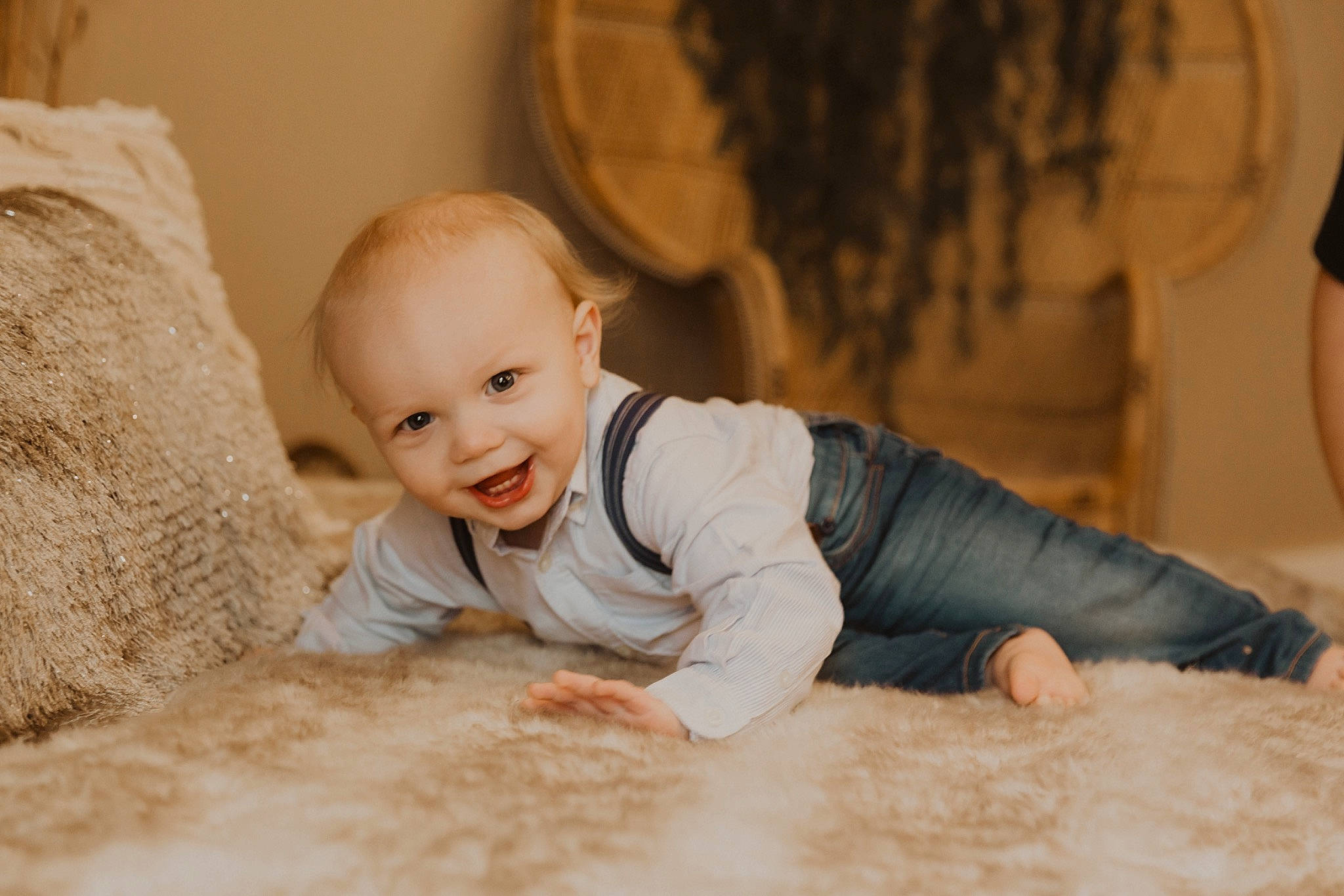 Lawson joined the competition — help win amazing prizes! baby, baby_toddler_clothing, child, comfort, dress, event, face, flash_photography, floor, flooring, fun, happy, hardwood, head, joy, person, skin, sleeve, smile, suit