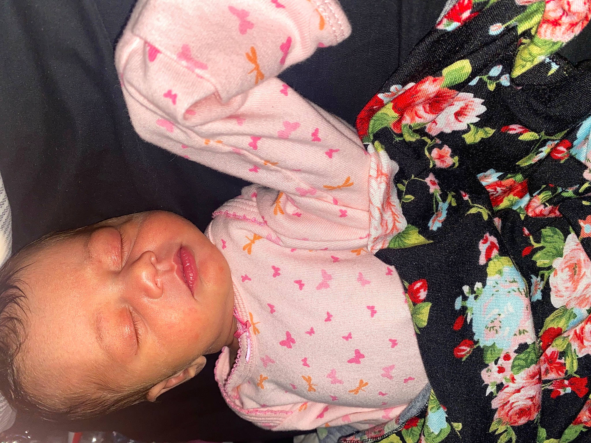 Eliana joined the competition — help win amazing prizes! abdomen, baby, baby_toddler_clothing, bedtime, chest, child, comfort, flesh, flower, grass, happy, linens, nap, pattern, peach, person, plant, sleep, textile, toddler