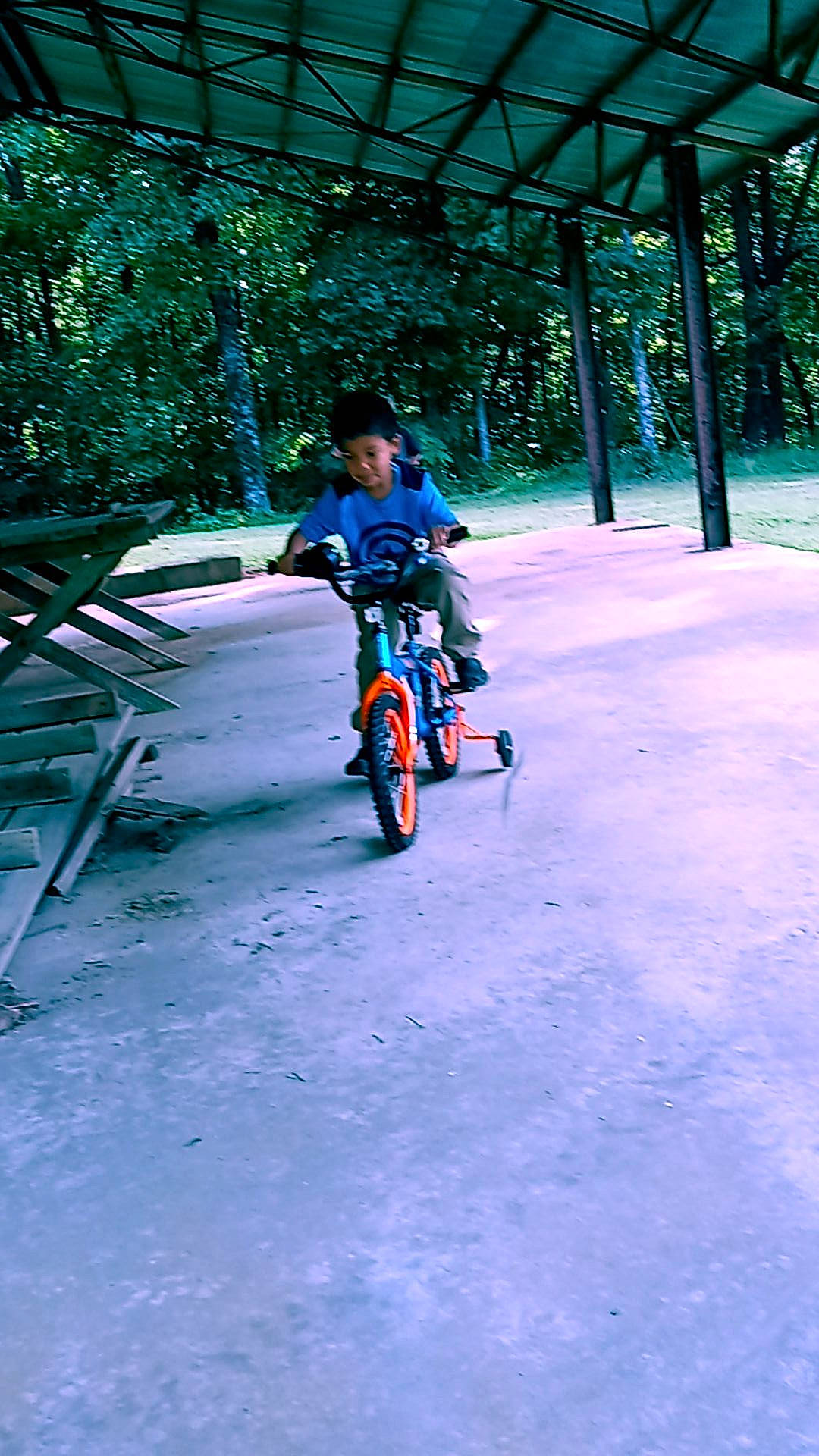 Jalen is registered to the contest to win money with this photo: asphalt, automotive_tire, automotive_wheel_system, bicycle, bicycle_accessory, bicycle_frame, bicycle_part, bicycle_tire, bicycle_wheel, cycle_sport, cycling, electric_blue, leisure, person, plant, recreation, rolling, spoke, tire, tree