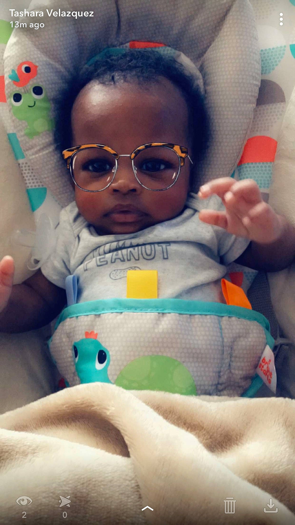 Khari joined the competition — help win amazing prizes! baby, child, cool, ear, electronic_device, eye, eyewear, forehead, fun, glasses, hand, nose, person, selfie, skin, stuffed_toy, sunglasses, toddler, toy, vision_care