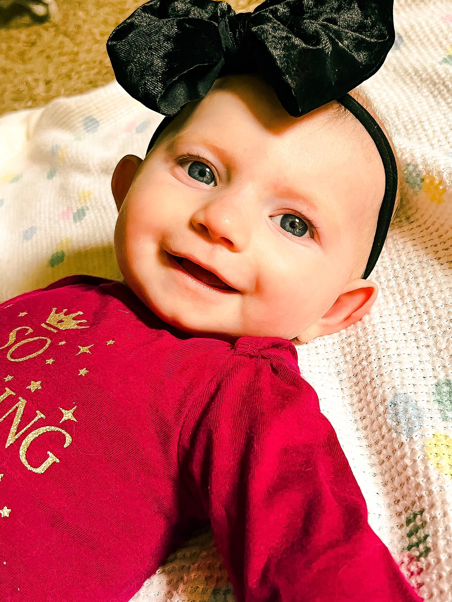Jocelyn joined the competition — help win amazing prizes! baby, baby_toddler_clothing, cap, cheek, child, costume_hat, facial_expression, fashion_accessory, hair_accessory, happy, hat, headwear, joy, magenta, pattern, person, pink, portrait_photography, purple, sleeve
