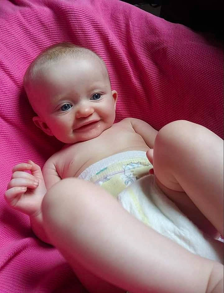 Lois joined the competition — help win amazing prizes! baby, cheek, child, eye, lip, mouth, person, pink, skin, toddler