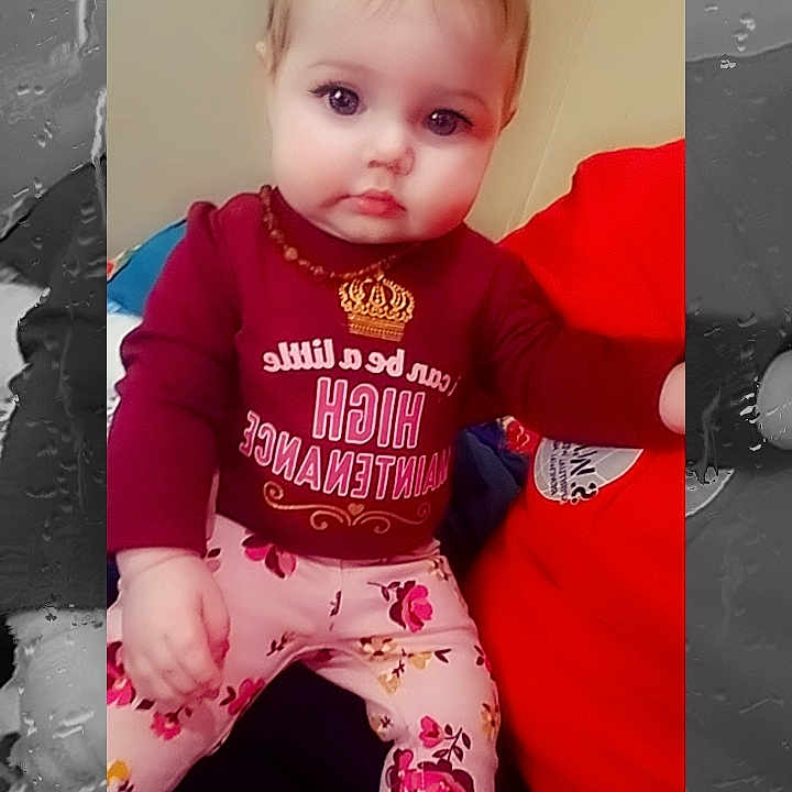 Monty-bee joined the competition — help win amazing prizes! baby, baby_toddler_clothing, child, eye, eyebrow, fashion, fashion_design, flooring, font, happy, jersey, lip, magenta, neck, pink, sleeve, sportswear, t_shirt, toddler, waist