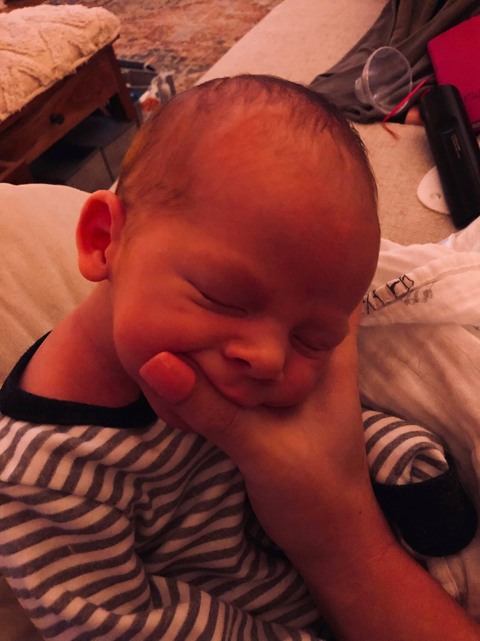 Ewan is registered to the contest to win money with this photo: baby, cheek, chin, comfort, ear, eyebrow, finger, forehead, gesture, hair, hairstyle, hand, happy, lip, mouth, muscle, neck, nose, person, skin