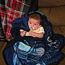 baby, blanket, pacifier, couch, plaid_blanket, infant, indoors, cozy, wrapped, clothing, person, child, comfort, seated, cute, young, face, portrait, warm, resting