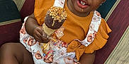 Carly joined the competition — help win amazing prizes! baby, babylaughing, clothing, couch, cream, cutlery, dessert, face, food, furniture, happy, head, icecream, person, photography, portrait, scarf, sitting, smile, spoon