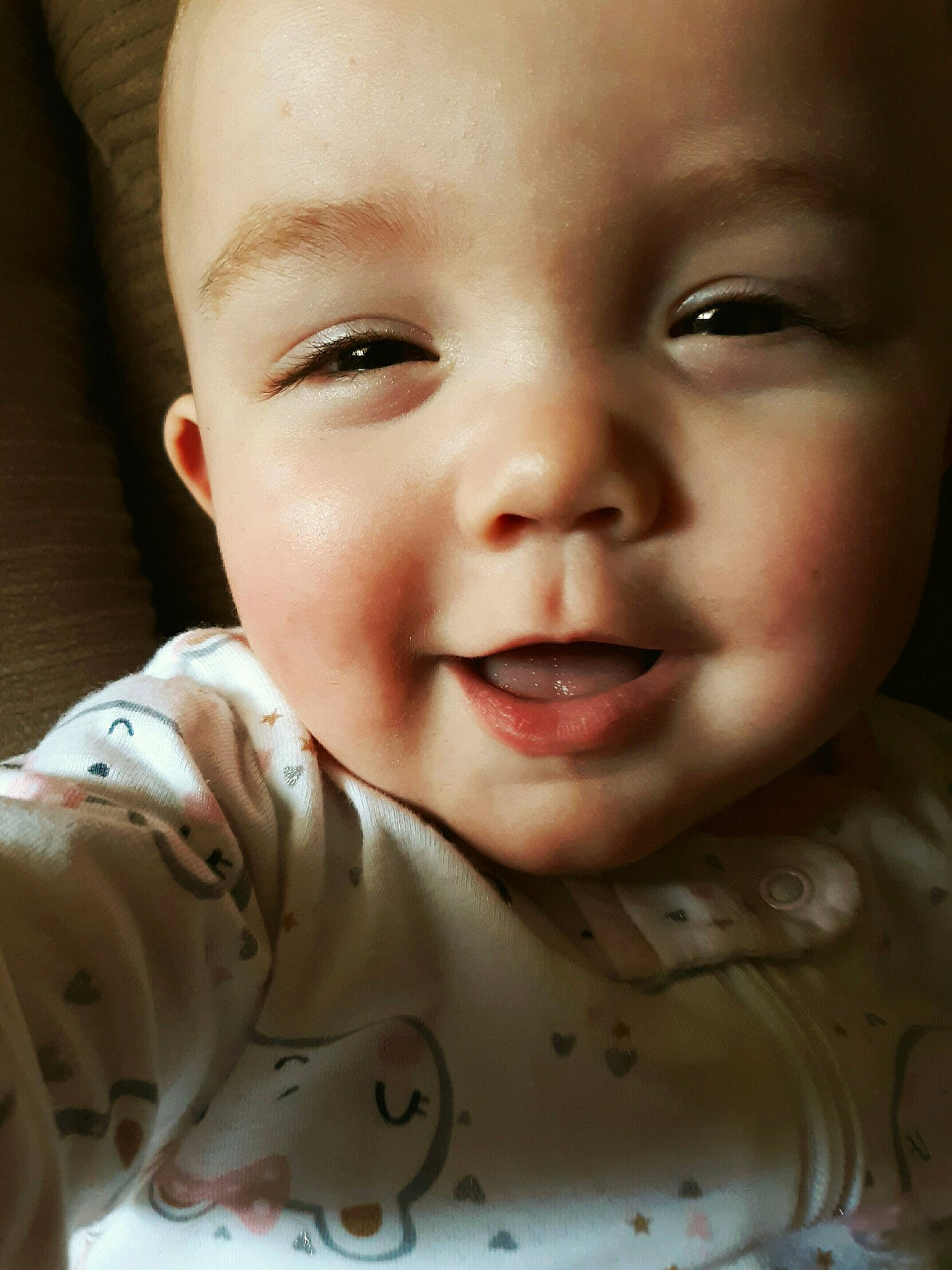 Charlotte joined the competition — help win amazing prizes! baby, baby_making_funny_faces, cheek, child, chin, close_up, eye, eyebrow, face, facial_expression, forehead, head, lip, mouth, nose, person, portrait, portrait_photography, skin, smile