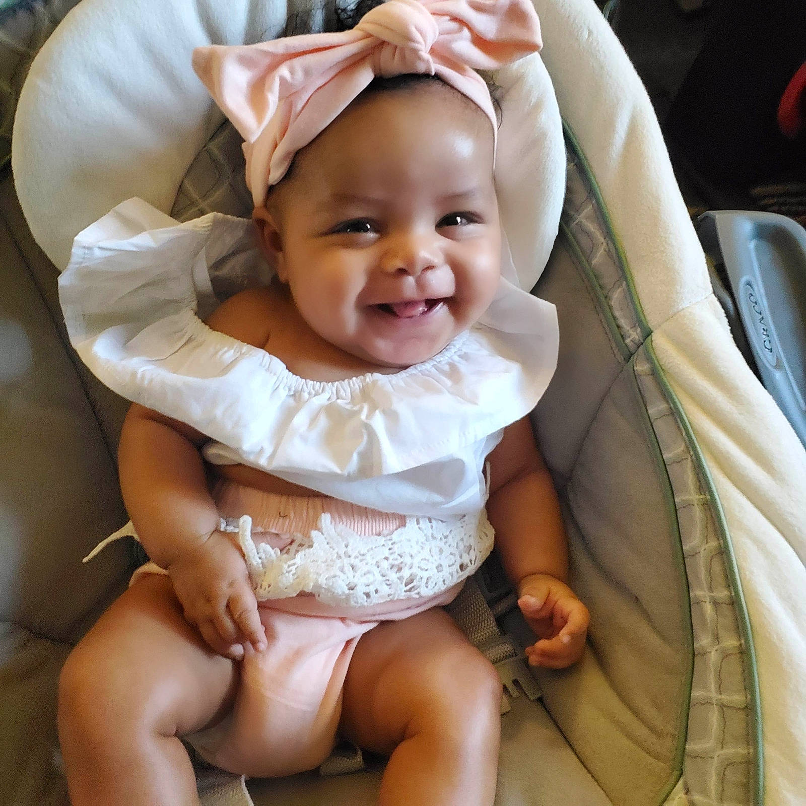 Majesty joined the competition — help win amazing prizes! baby, baby_in_car_seat, baby_sleeping, beige, cheek, child, happy, joy, person, product, skin, smile, toddler