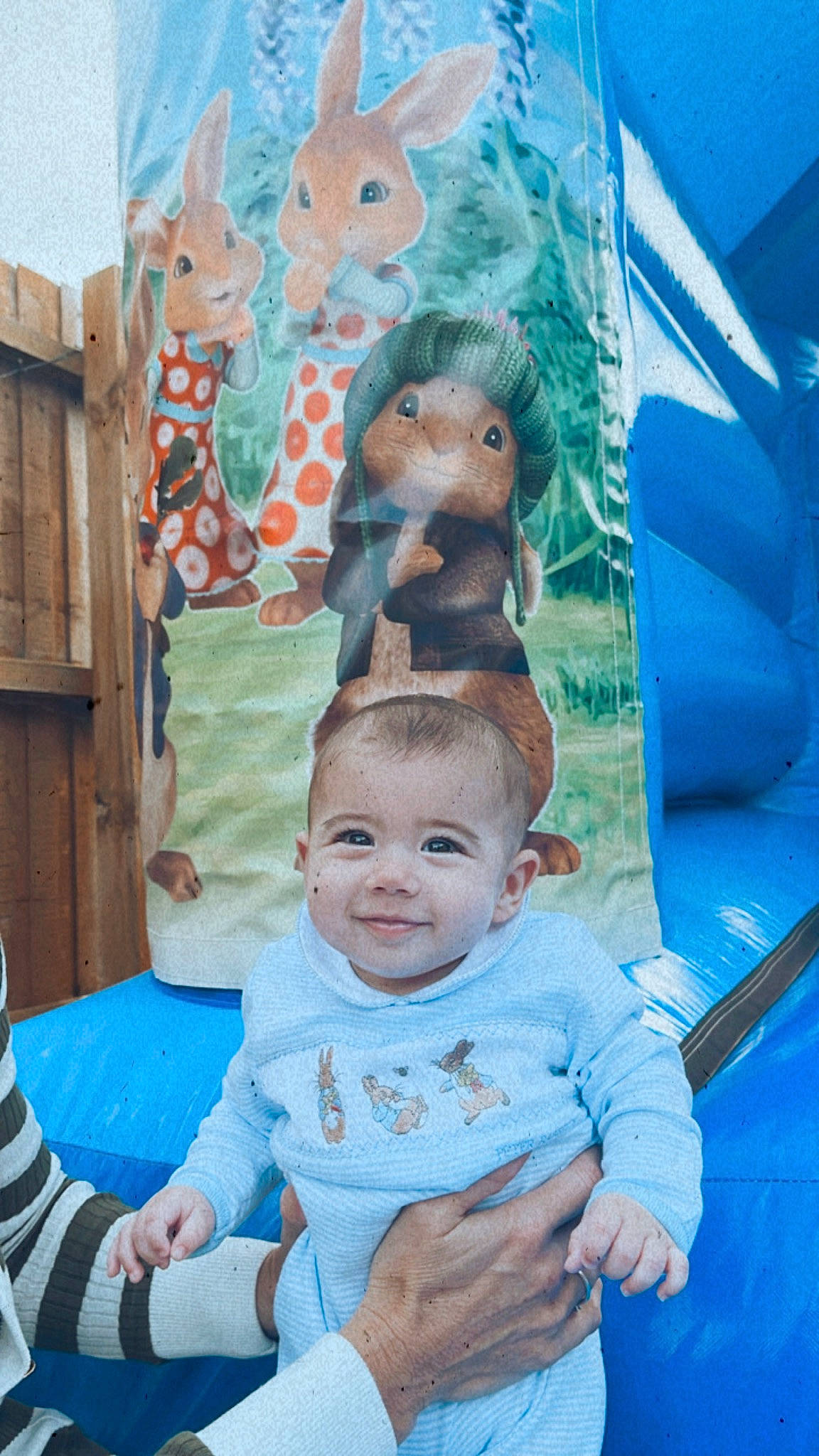 Louie joined the competition — help win amazing prizes! aqua, art, azure, baby, baby_toddler_clothing, blue, fun, green, happy, joy, leisure, person, photograph, pink, recreation, smile, summer, textile, toddler, tree