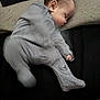 Aveyin is registered to the contest to win money with this photo: baby, infant, sleeping, pajamas, pillow, blanket, onesie, bed, ear, cheek, profile, hand, leg, foot, zipper, soft_fabric, peaceful, portrait, nursery, sleep