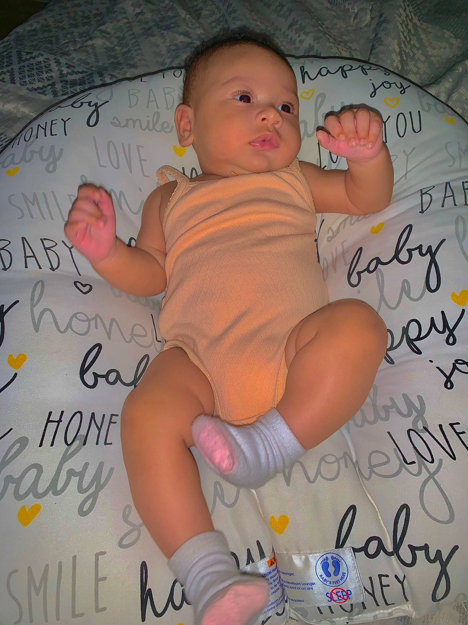 Atlas joined the competition — help win amazing prizes! baby, baby_toddler_clothing, cheek, finger, font, foot, hand, happy, human_body, human_leg, knee, leg, nail, organ, person, pink, product, stomach, thigh, thumb