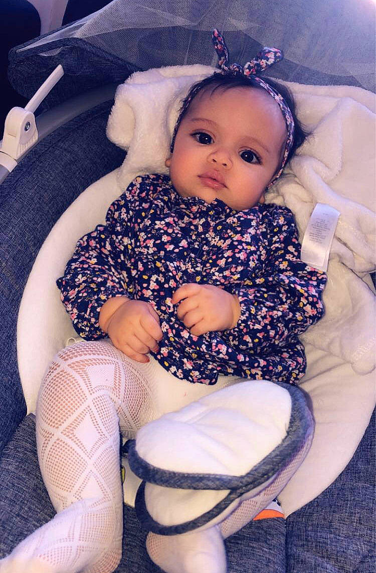 Esraa participe au concours pour gagner de l'argent avec cette photo : baby, baby_products, baby_toddler_clothing, cheek, child, leg, person, product, skin, sleep, toddler