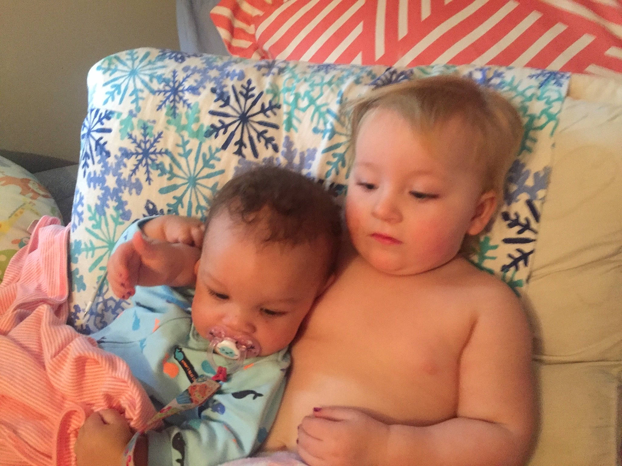 Juliana joined the competition — help win amazing prizes! baby, bedtime, birth, cheek, child, joy, people, person, room, sibling, smile, toddler