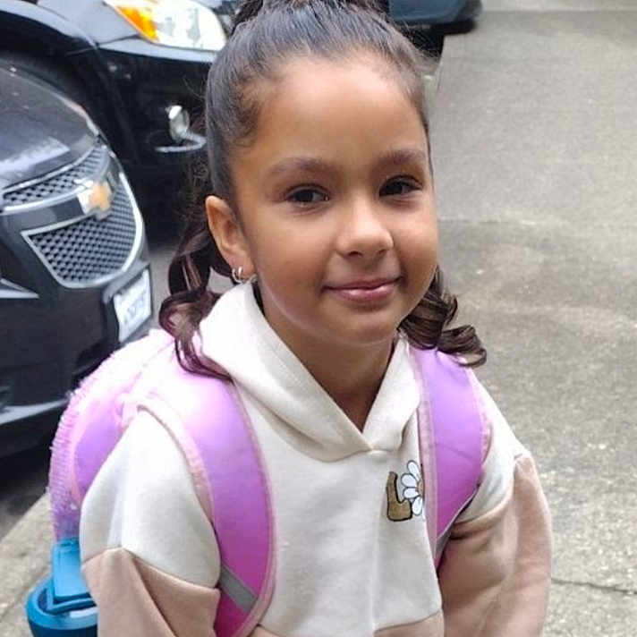 Marianna joined the competition — help win amazing prizes! alloywheel, backpack, bag, child, city, clothing, coat, face, female, girl, happy, head, jacket, person, photography, portrait, road, smile, street, urban