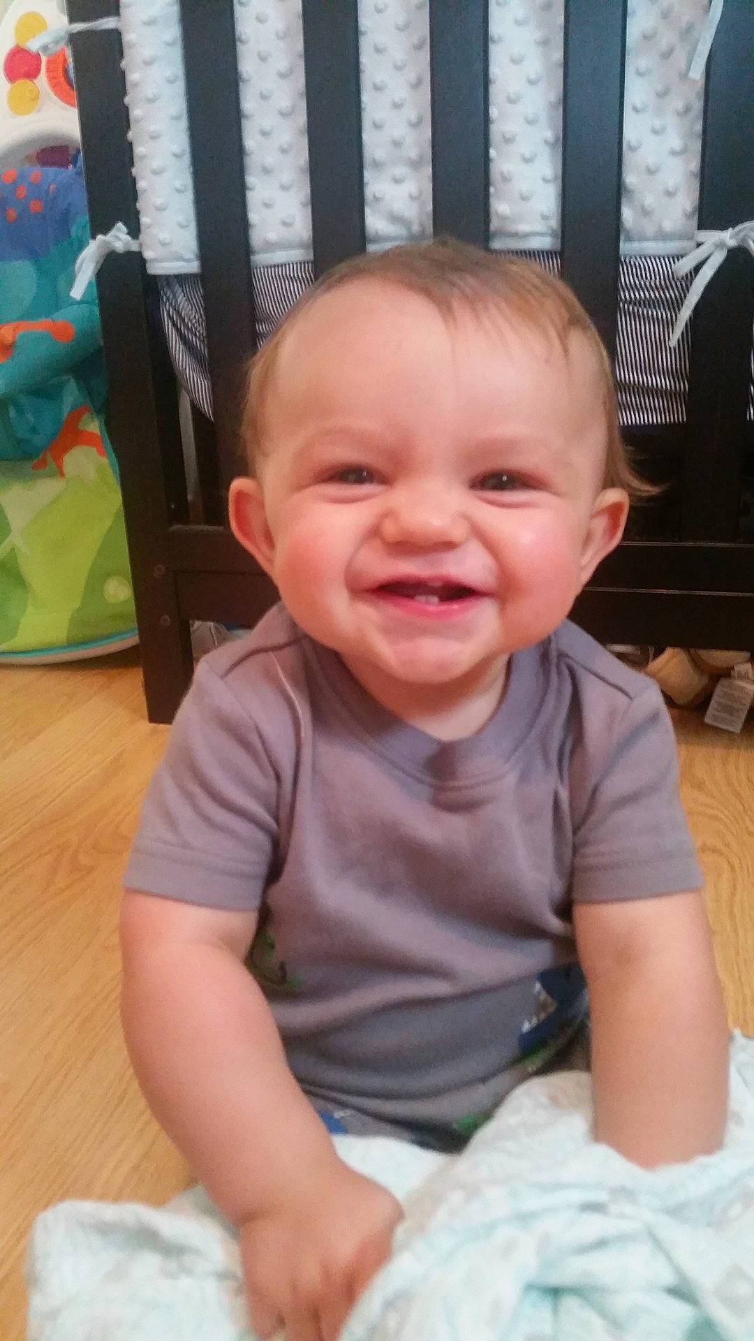 Kyzer joined the competition — help win amazing prizes! cheek, child, day, ear, face, facial_expression, head, infant, joy, laughter, person, play, product, sitting, skin, smile, toddler