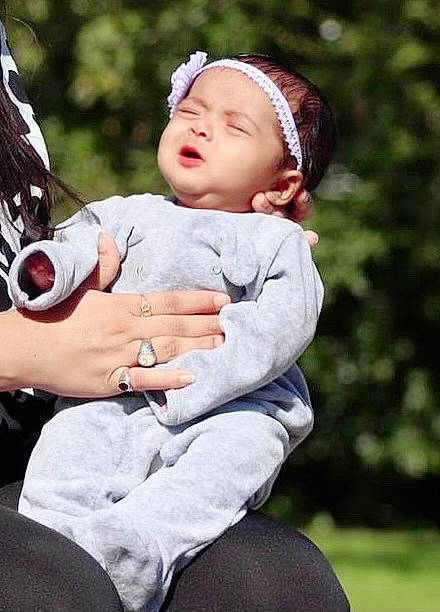 Siyana is registered to the contest to win money with this photo: baby, child, happy, headgear, headwear, person, photography, smile, toddler