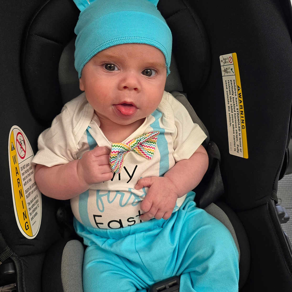 Matthew joined the competition — help win amazing prizes! accessories, baby, baseballcap, bonnet, cap, clothing, cushion, face, formalwear, glove, hat, head, homedecor, pants, person, photography, portrait, tie, transportation, vehicle