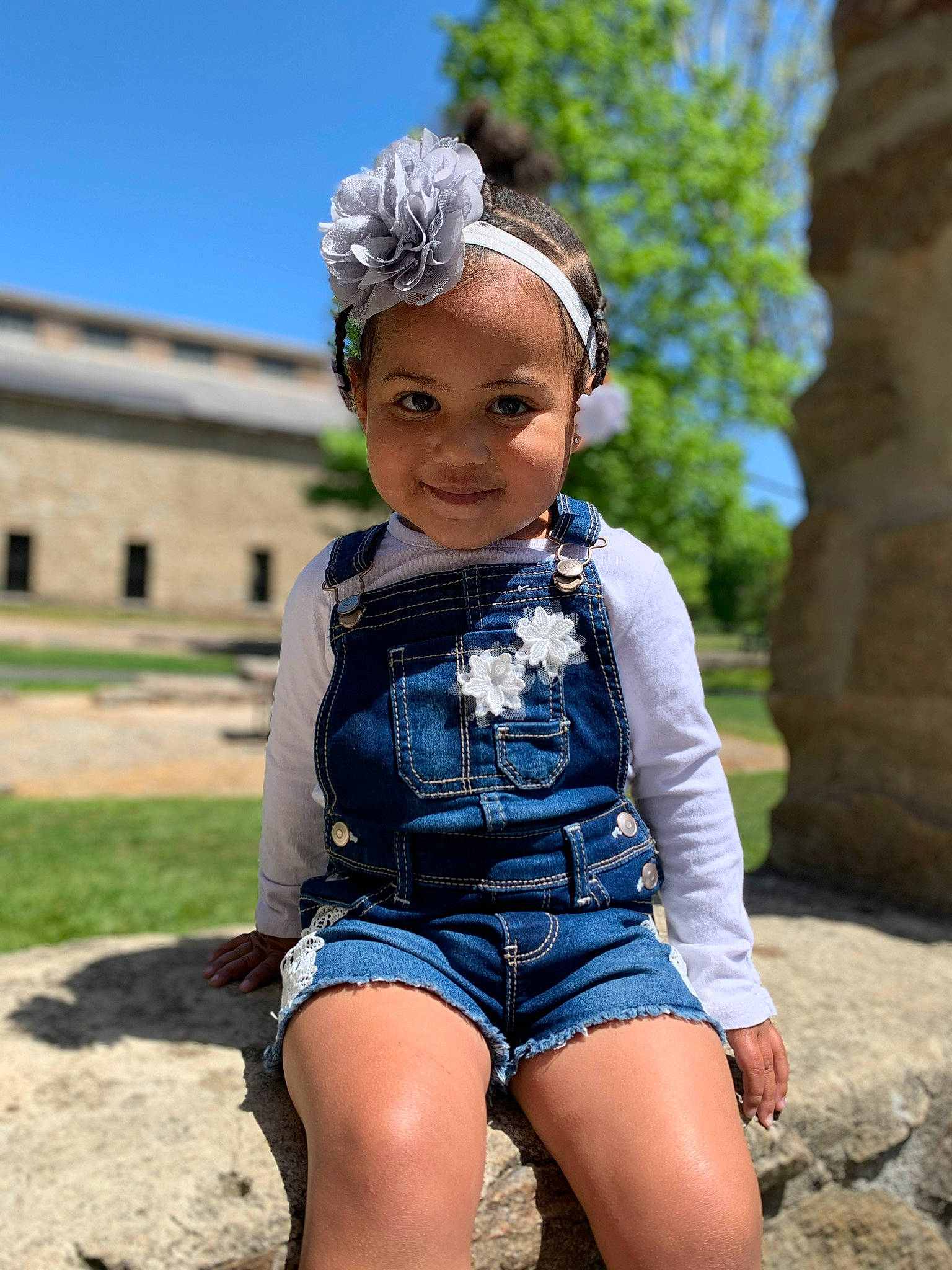 Peyton joined the competition — help win amazing prizes! beauty, blond, blue, child, child_model, cool, denim, fashion, headgear, headwear, jeans, joy, leg, person, photo_shoot, photography, plant, shorts, summer, thigh