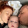 baby, bed, bedroom, blanket, couch, cushion, face, furniture, head, homedecor, indoors, kissing, newborn, person, photography, portrait, quilt, romantic, selfie, sleeping