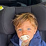 Sacha participe au concours pour gagner de l'argent avec cette photo : baby, blond_hair, blue_eyes, car_interior, car_seat, child, child_protection, clothing, cute, indoor, infant, jacket, pacifier, portrait, safety, seat, seatbelt, toddler, toy, young_child
